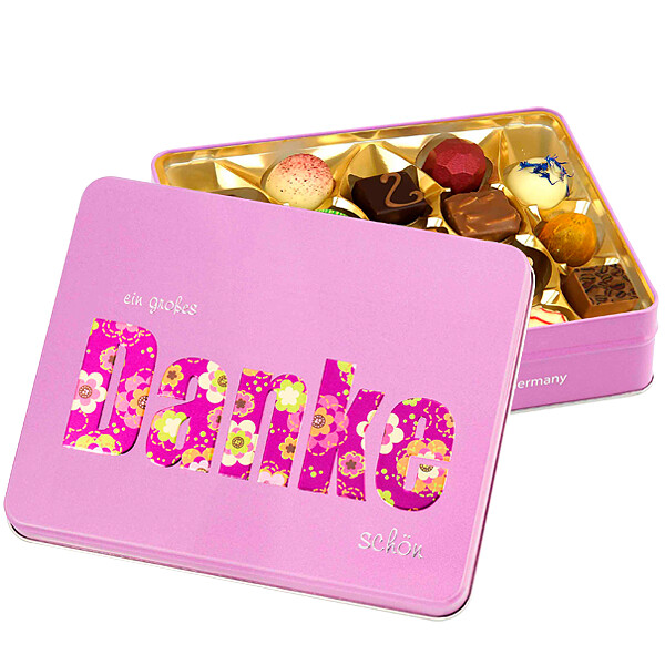 Präsentdose ?Ein großes Dankeschön?