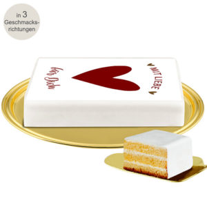 Biskuittorte ?Mit Liebe für Dich?