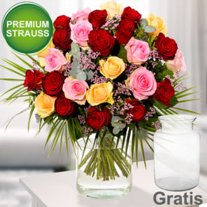 Premiumstrauß Rosenfest