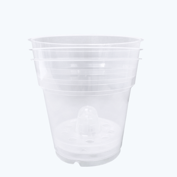 Durchsichtige Kulturtöpfe im 3er Set (12cm Töpfe)