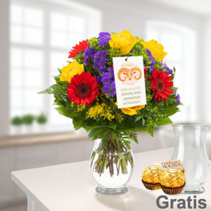 Sternzeichen-Blumenstrauß Skorpion