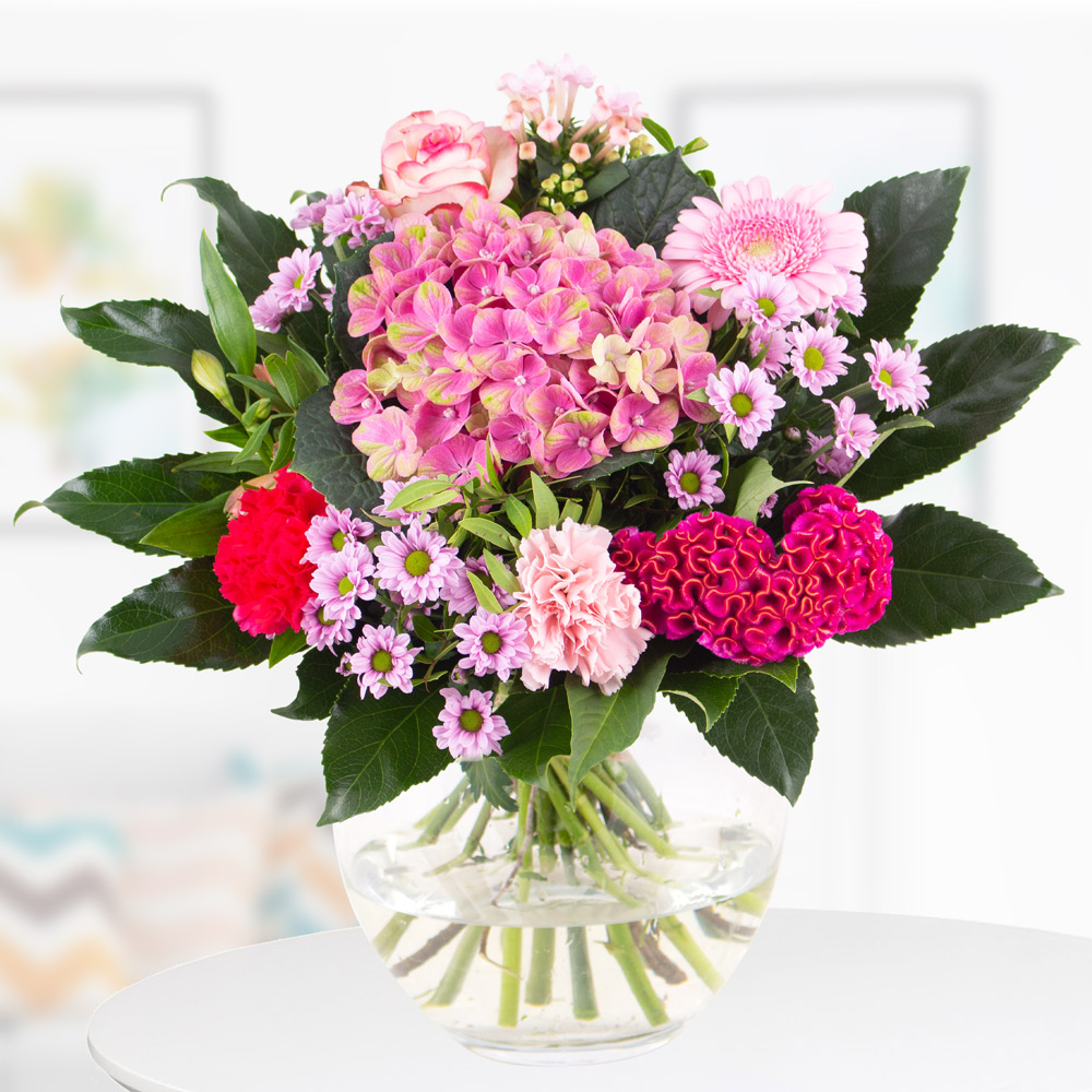 Biedermeierstrauß Glücksgefühl