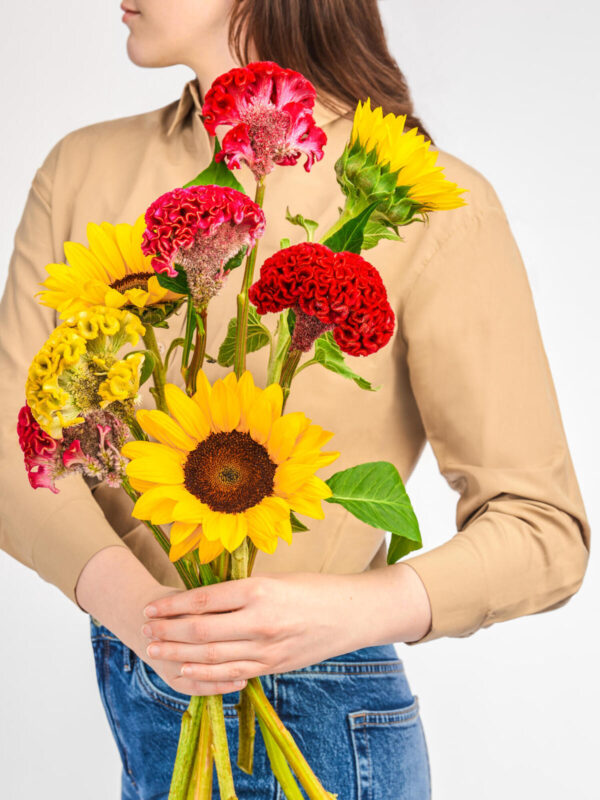 Sunflower & Celosia – Bild 3