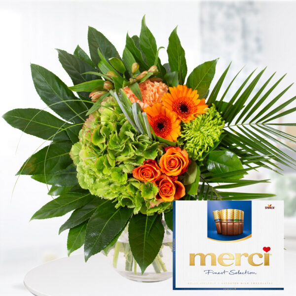 Biedermeierstrauß Freude + Merci Finest Selection
