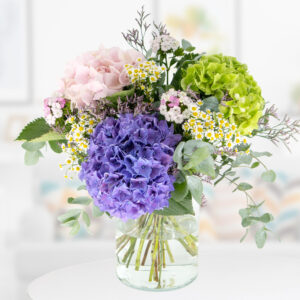 Moderner Hortensienstrauß