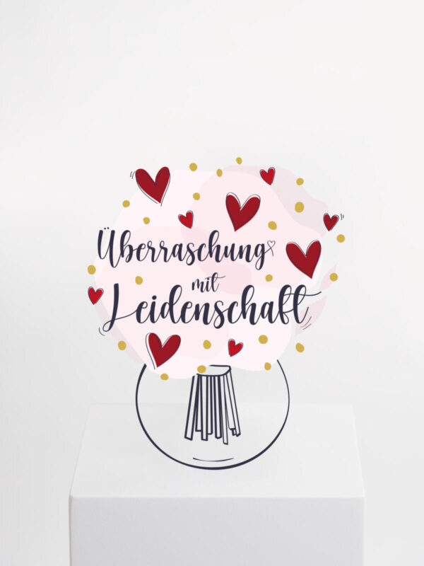 Überraschungsstrauß Liebe