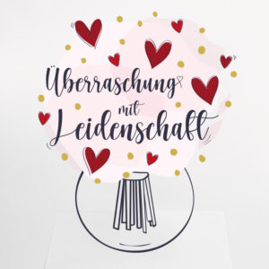 Überraschungsstrauß Liebe