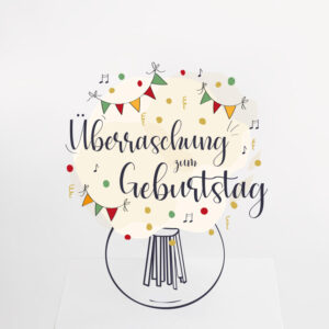 Bunter Überraschungsstrauß zum Geburtstag