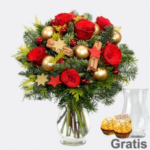 Blumenstrauß Weihnachtsmix