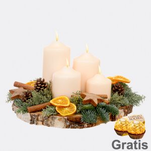 Adventskranz Winterduft (Ø 30 cm)
