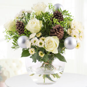 Weihnachtsstrauß Weiße Weihnacht