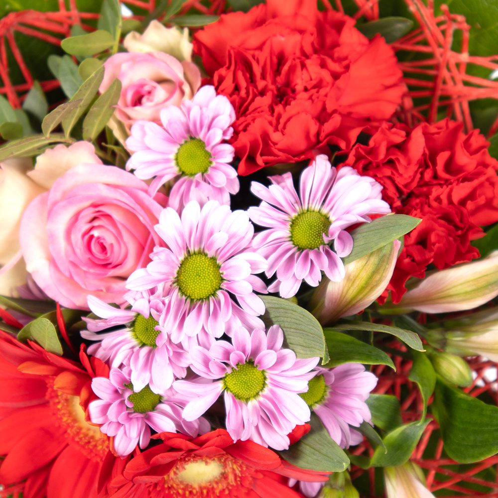 Biedermeierstrauß Rote Eleganz – Bild 2