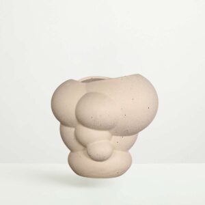 Keramikvase Bubble Sand Klein