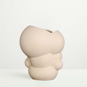 Keramikvase Bubble Sand Groß