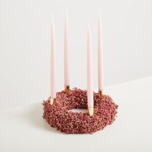 Adventskranz Pink Pearl