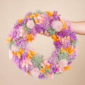 Trockenblumenkranz Pastell Lover