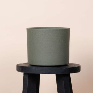 Keramik Übertopf Grün - 17,5 cm