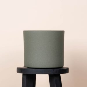 Keramik Übertopf Grün - 21 cm