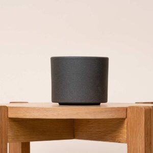 Keramik Übertopf Anthrazit - 10,5 cm