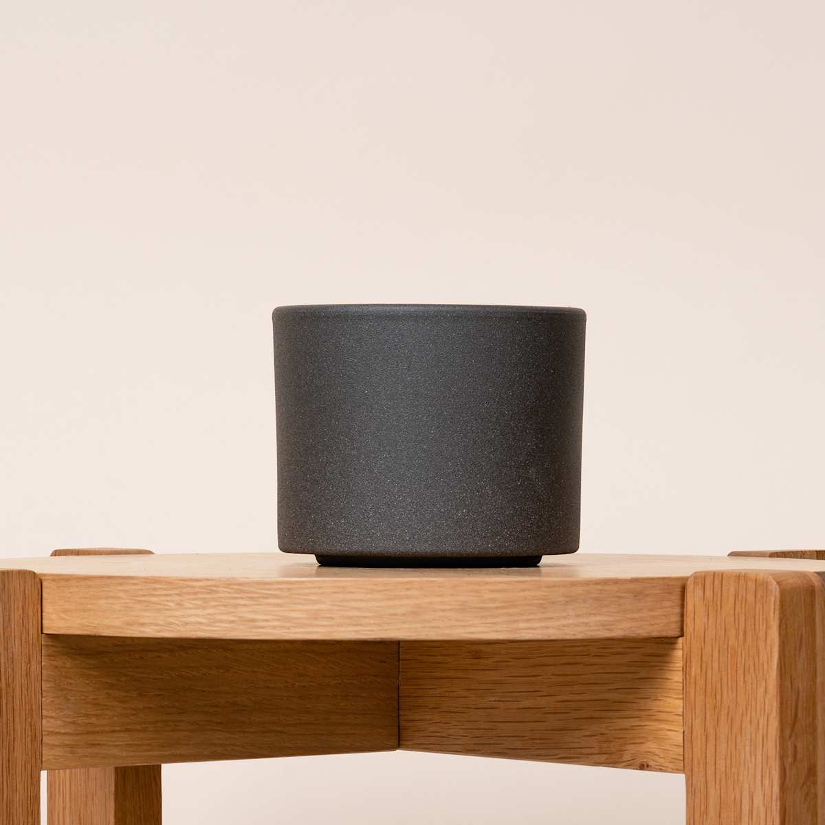 Keramik Übertopf Anthrazit - 10,5 cm