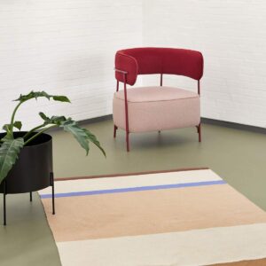 Hübsch Interior Teppich Desert Bunt