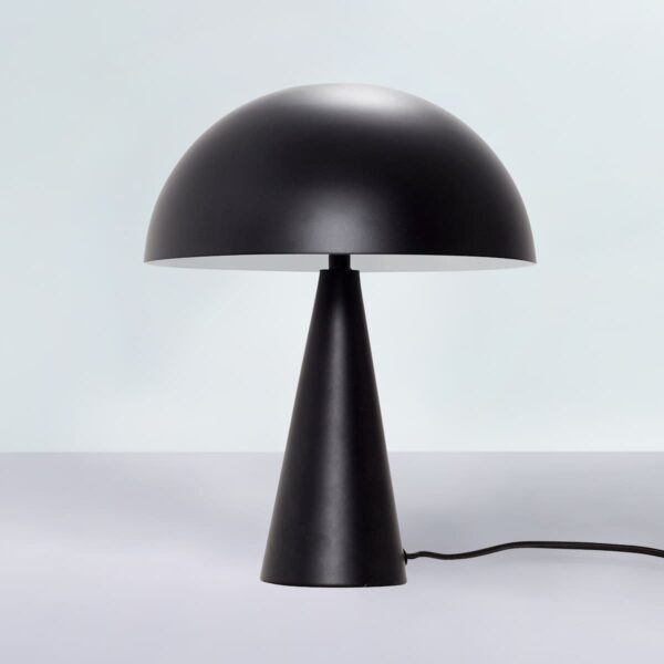 Hübsch Interior Tischlampe Mush Schwarz