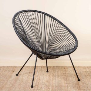 Loungesessel Mexiko Schwarz