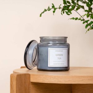 Duftkerze Glas Green Tea