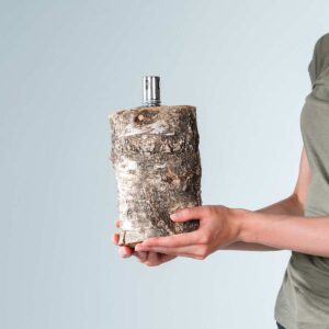Holz Öllampe