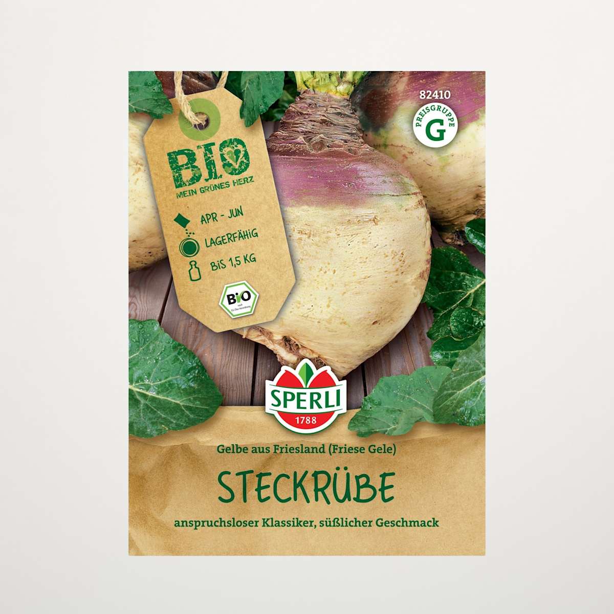 Steckrübe Samen BIO