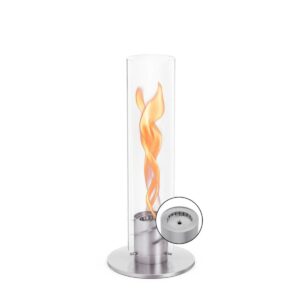 Höfats Tischfeuer SPIN 1200 Silberfarben