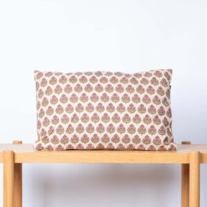 Kissen Beige Muster Schmal