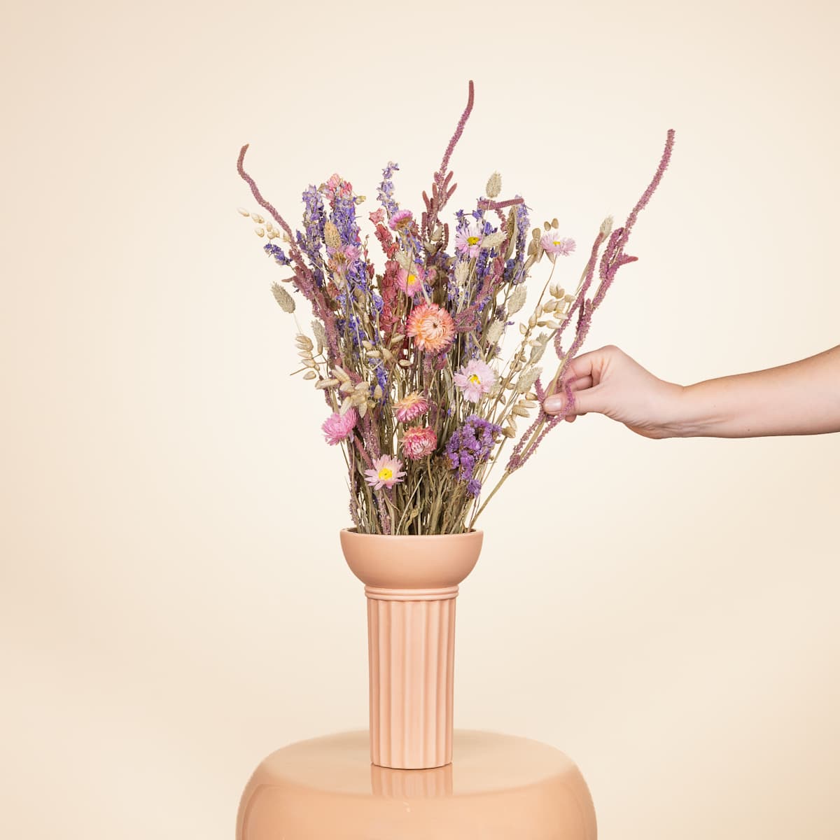 Trockenblumenstrauß Lucky Pink