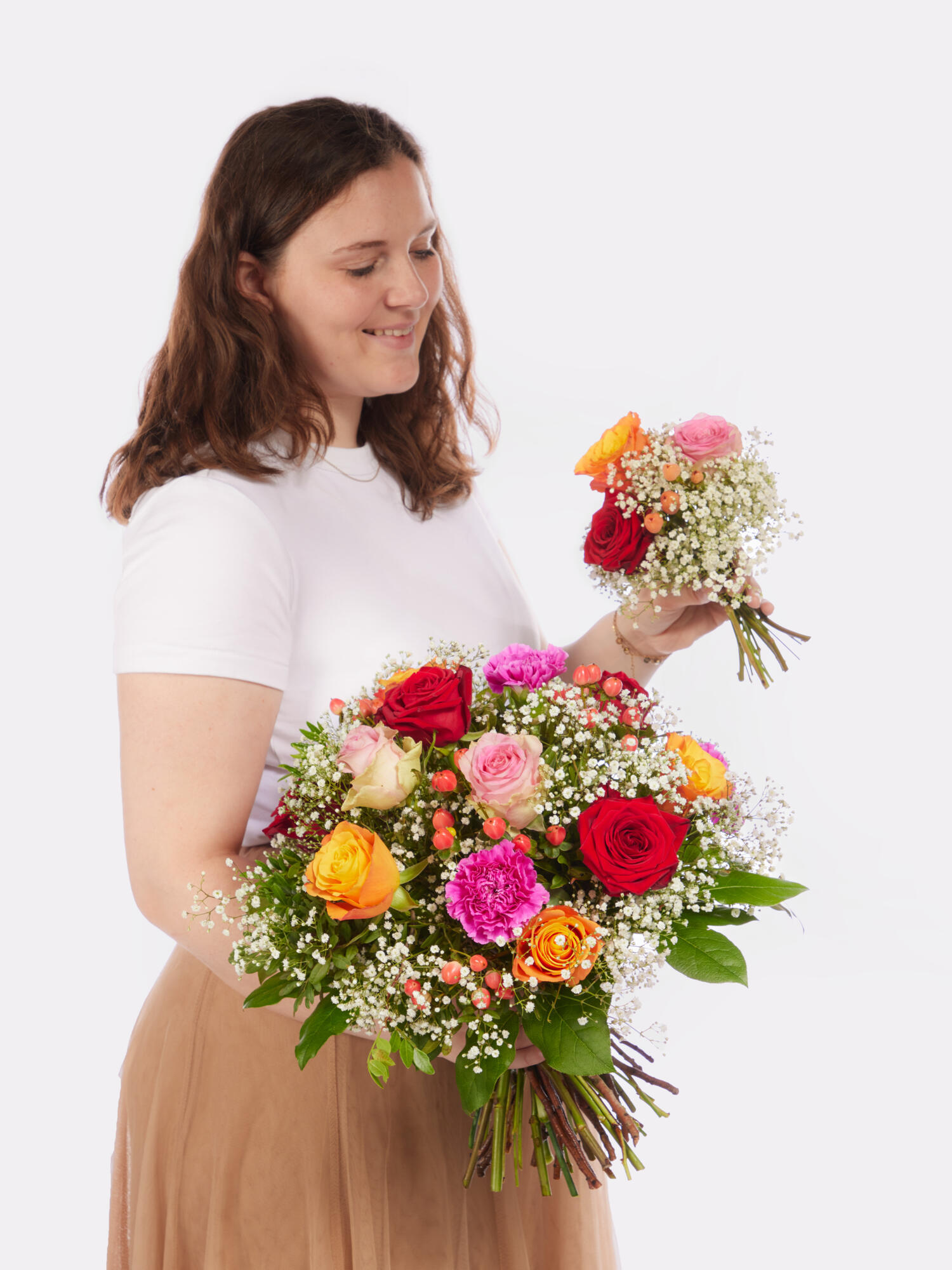 Mutter‑Kind‑Strauß mit Teddy "Felix" – Bild 3