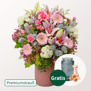 Premiumstrauß Rosa Glanz