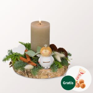 Adventsgesteck Engelszauber