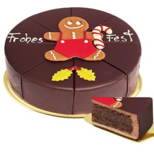 Dessert-Torte Honigkuchenmann ?Frohes Fest?