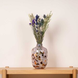 Trockenblumenstrau&szlig; Blau Lila