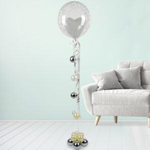 Double-Bubble-Riesenballon Herzen (190 cm)