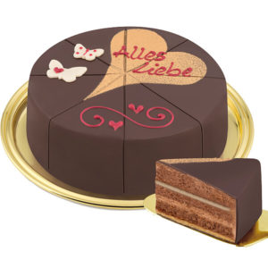 Dessert-Torte ?Alles Liebe?