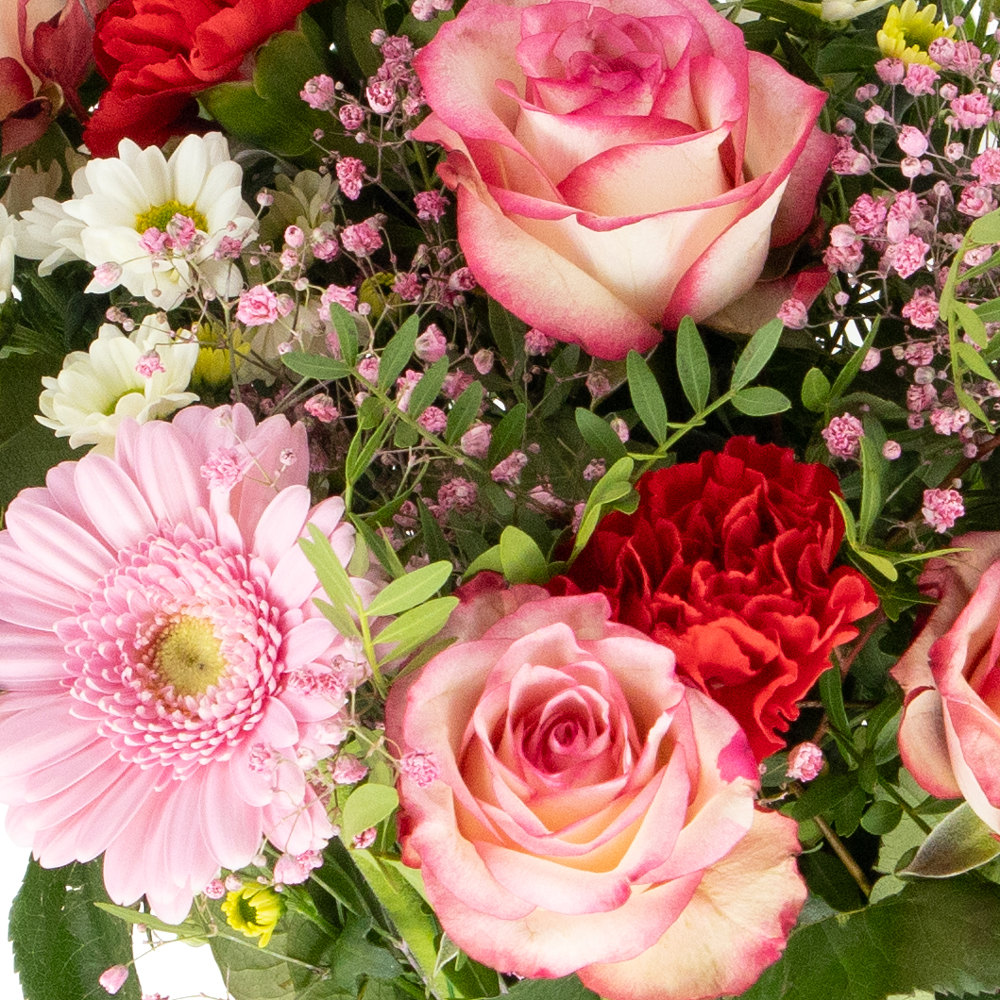 Blumenstrauß Alina + "Alles Gute" Grußkarte – Bild 2