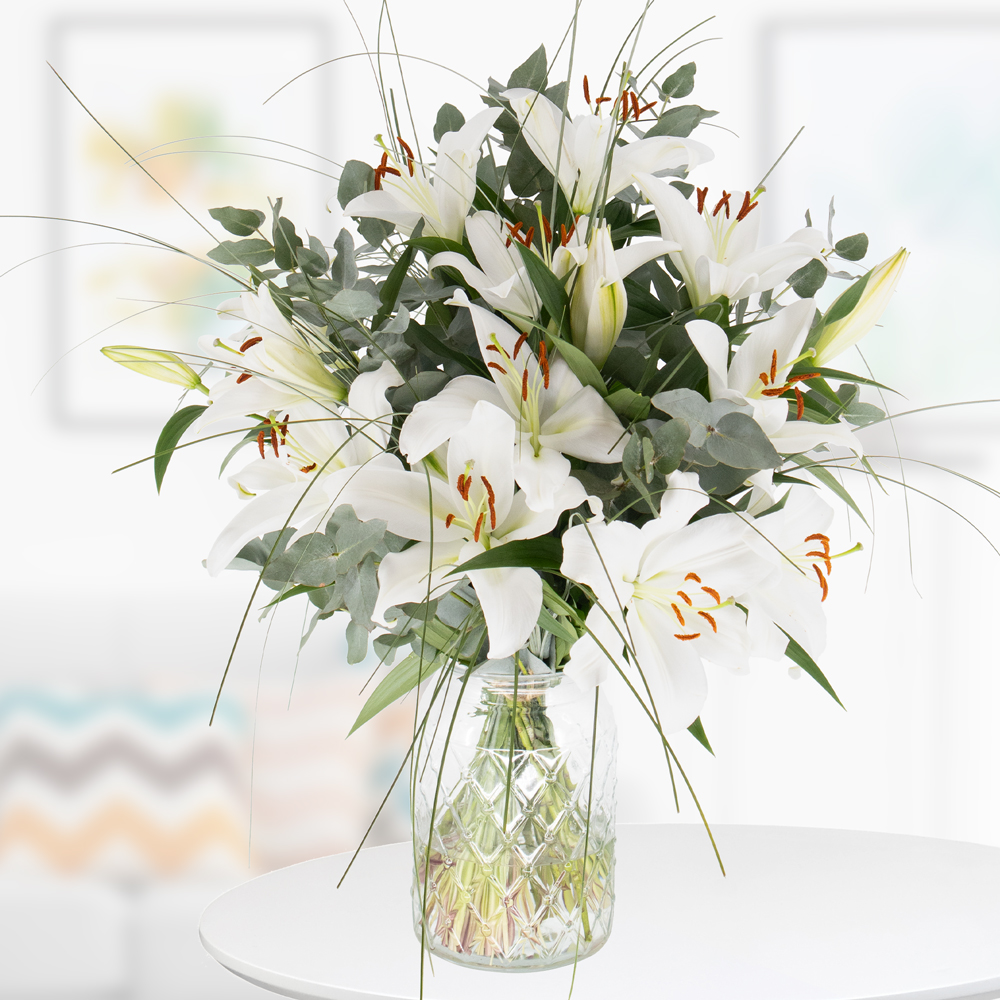 Blumenstrauß Weiße Lilien