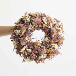 Trockenblumenkranz Wild Pastell