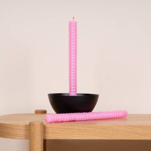 Kerzen Twist Rosa 2-er Set