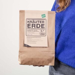 BIO Kräutererde Paper Bag - 5 Liter