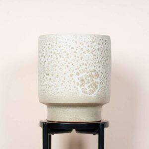 Keramik Übertopf Reaktiv Beige - 30 cm