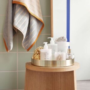 Hübsch Untersetzer Embrace Messingfarben 3-er Set