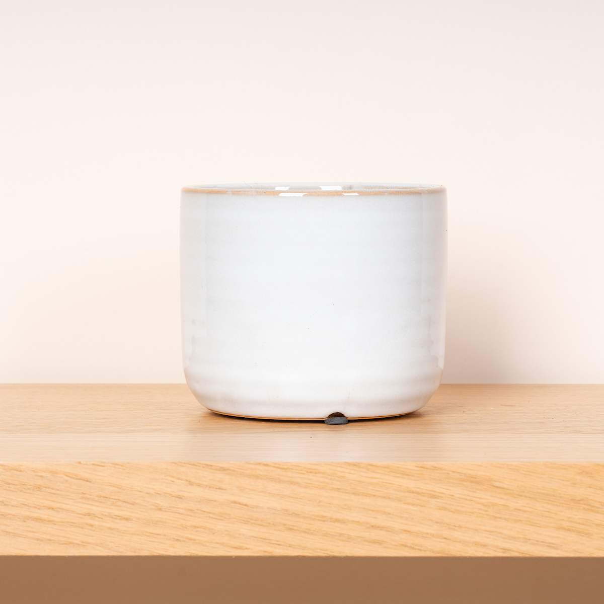 Keramik Übertopf Creme Reaktiv - 10,5 cm