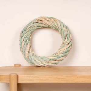 Holz Kranz Hellgrün