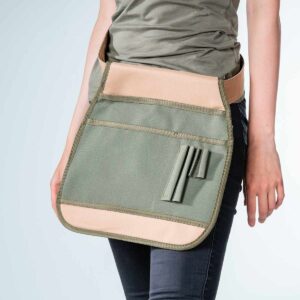 Gartengerätegürtel Grünbraun